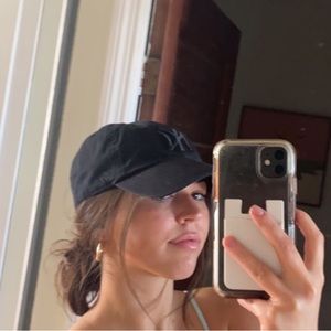 Yankees black OS hat